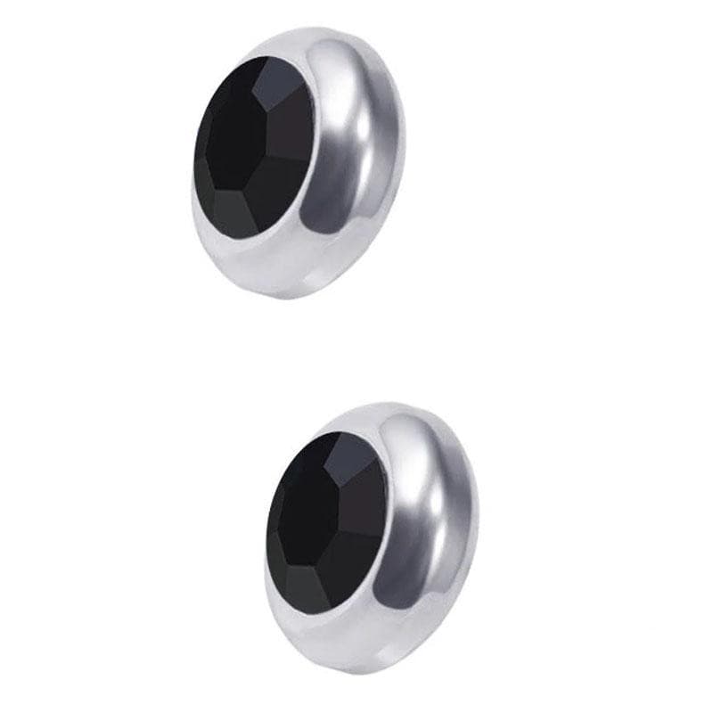 Boucles d'oreilles biomagnétiques pour perdre du poids - Noir