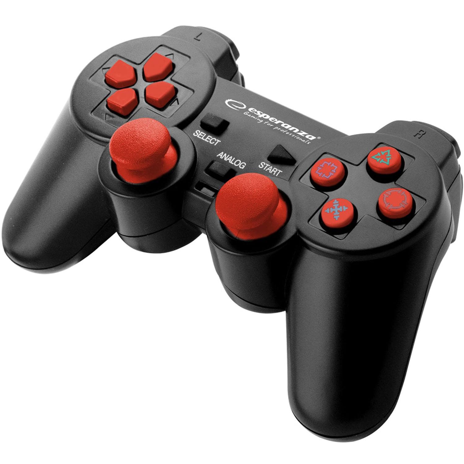 Esperanza - Controller, Cablato - Corsair - Nero / Rosso