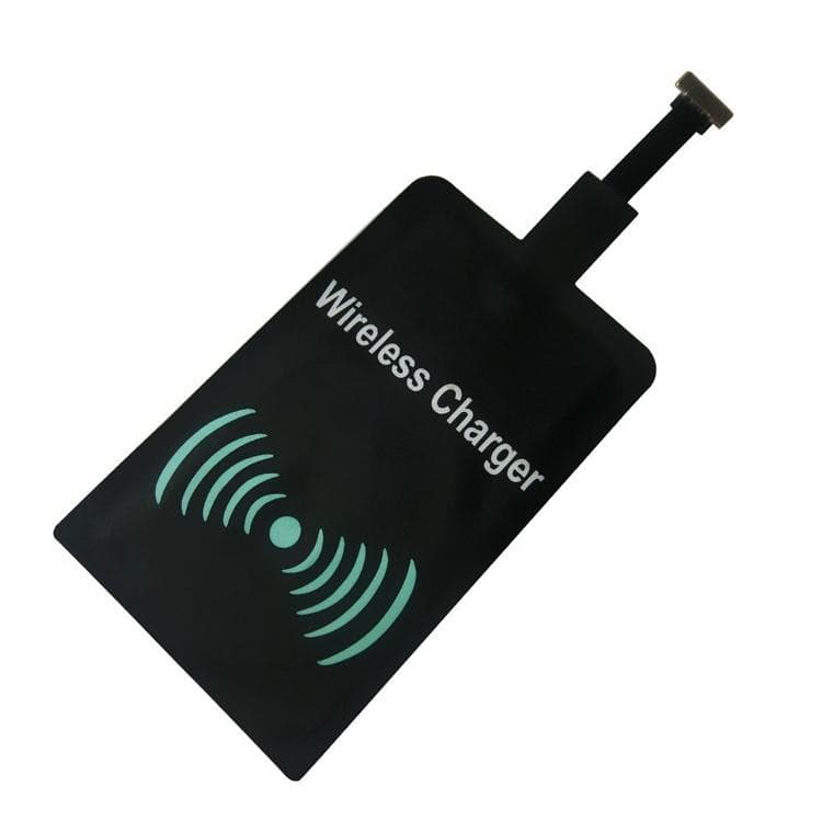 Adaptateur Qi - Récepteur de chargeur sans fil pour Micro-USB - Noir