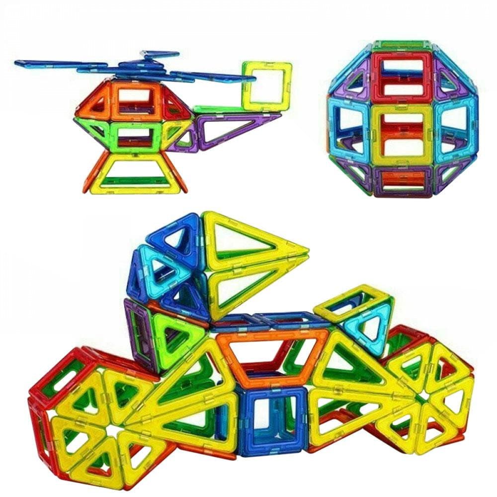 Magnetische Bauteile - Ein perfektes Geschenk für Kinder (110 Stück)