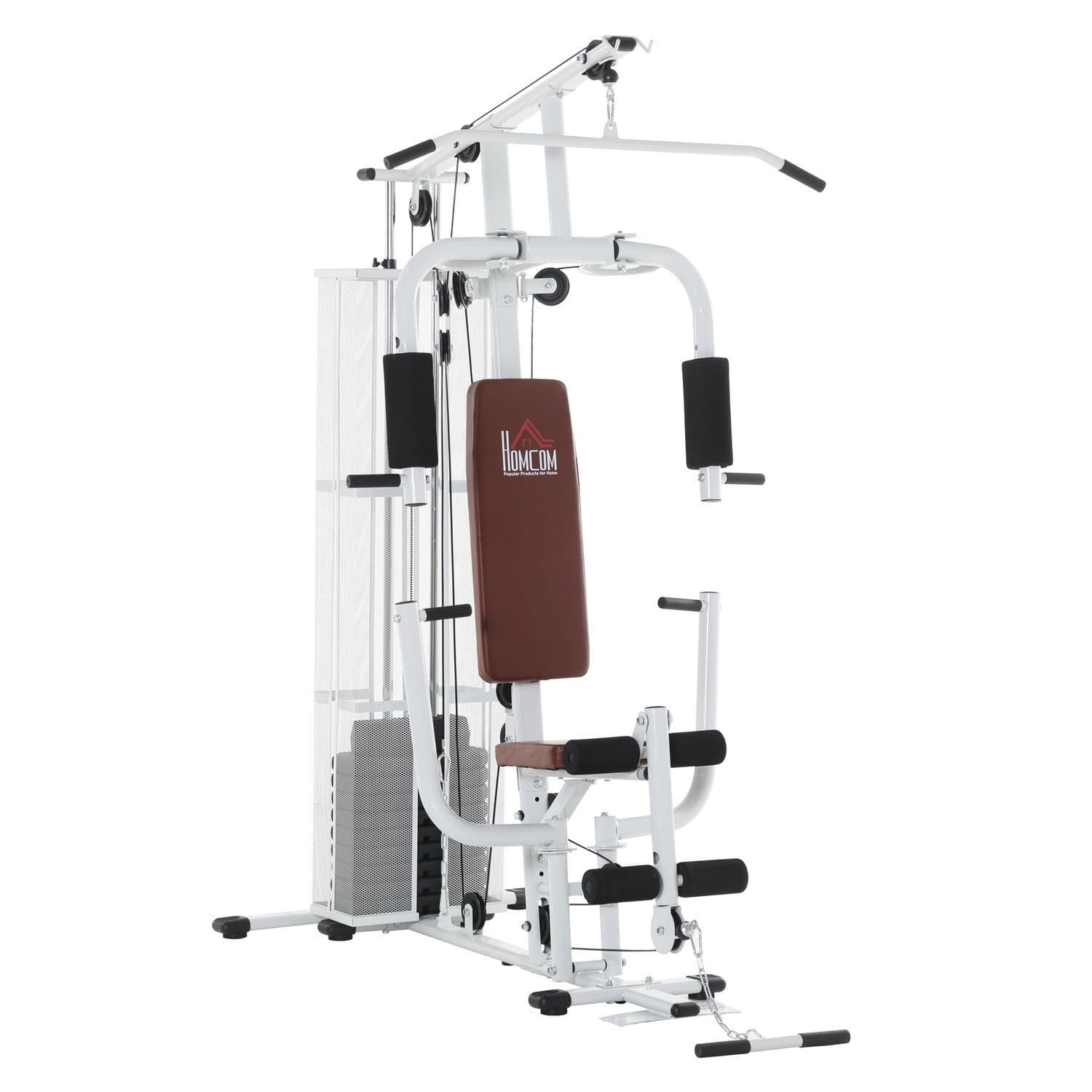 Stazione di allenamento 45 kg con braccio press e sollevamento gambe