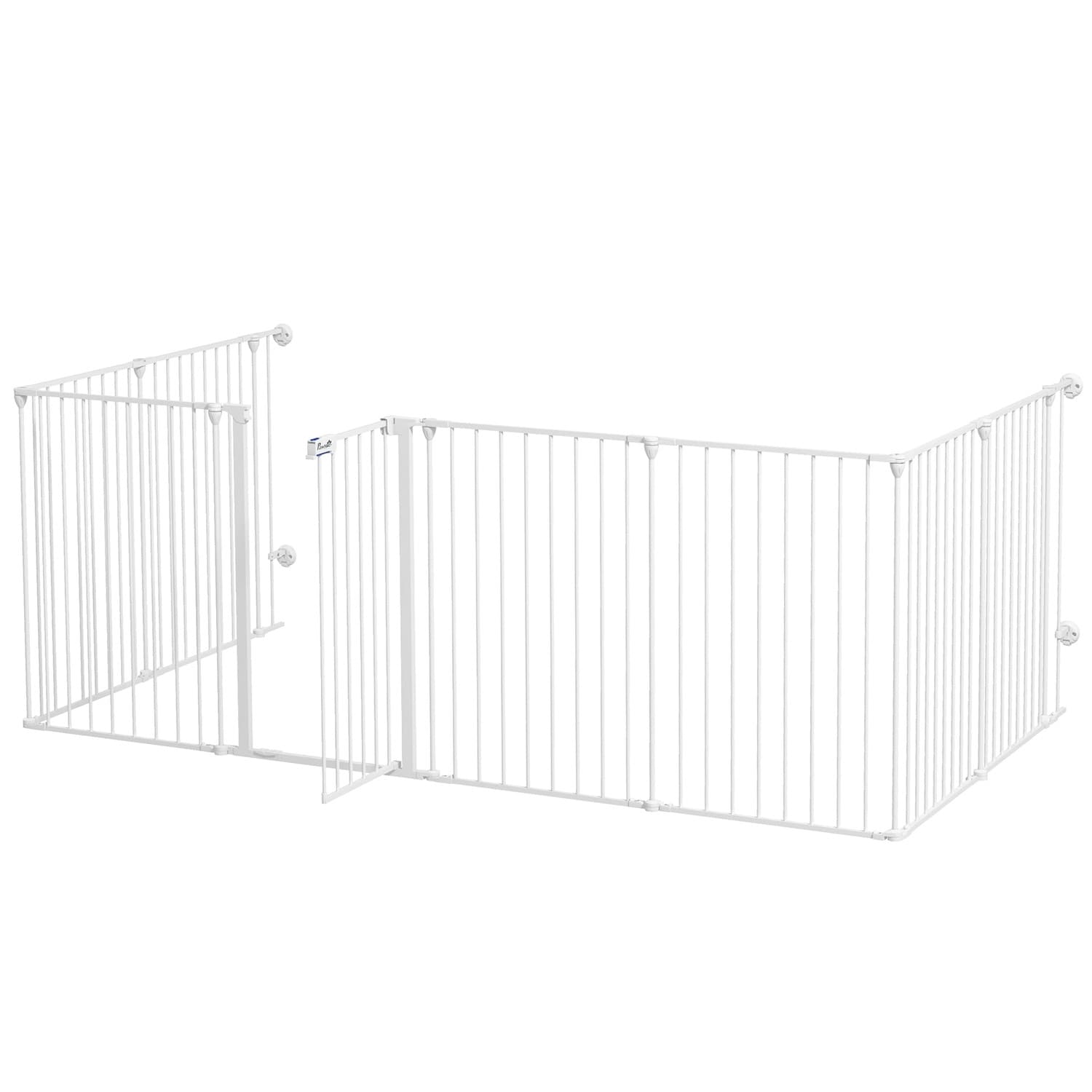 Zusammenklappbarer Walkäfig 90 cm, 8 Paneele, für den Außenbereich