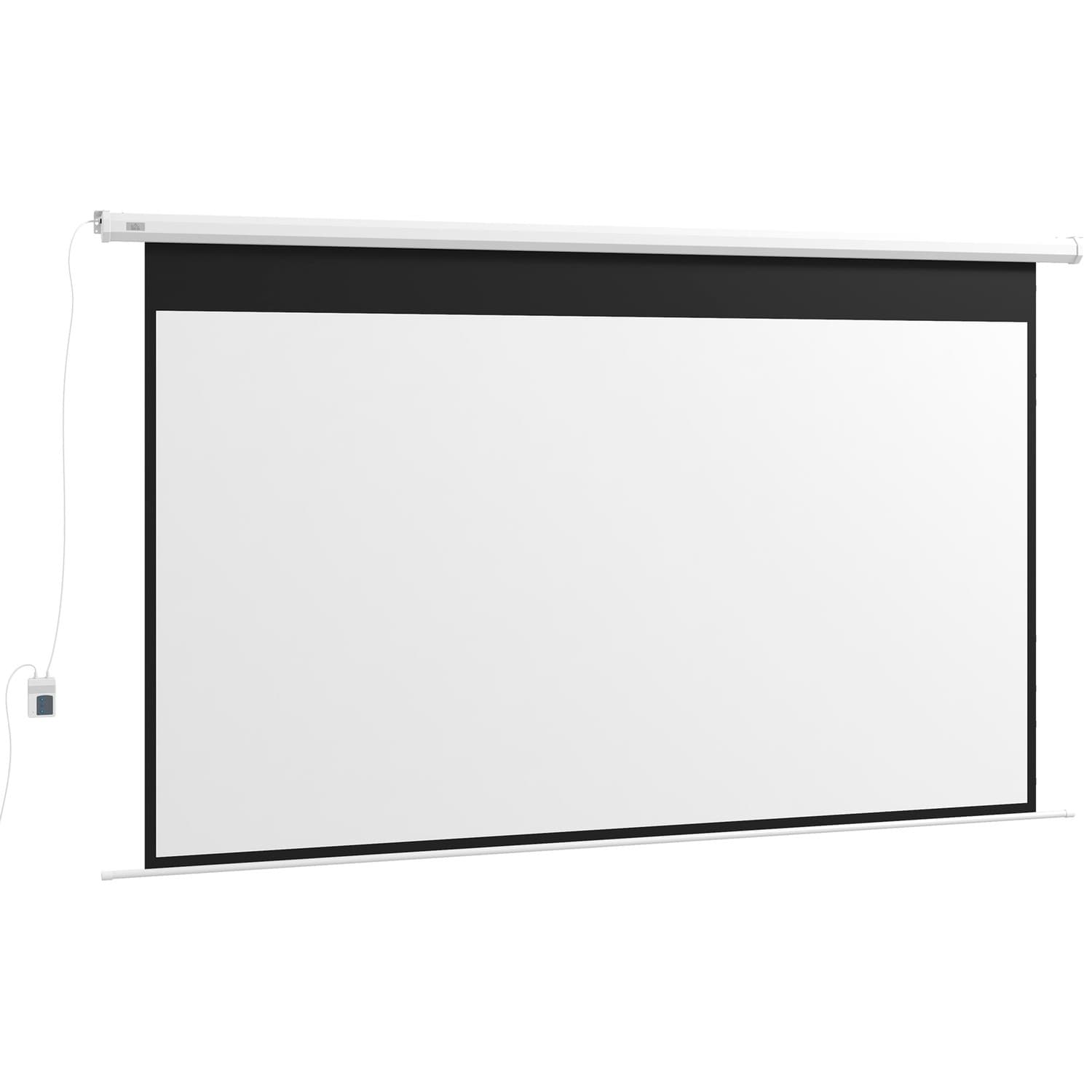 Elektrische Leinwand 266x149cm 16:9 mit Fernbedienung