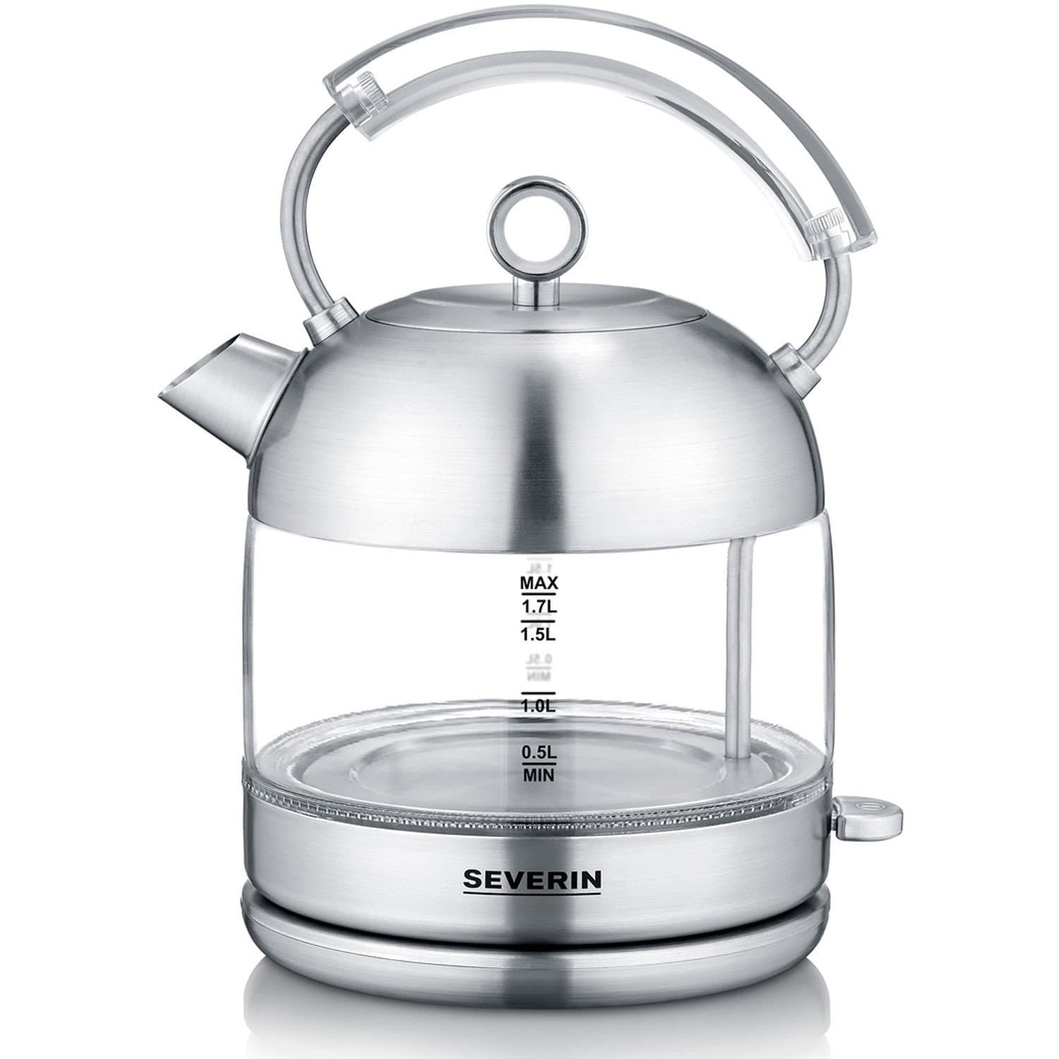 Bollitore 1,7 L 2400 W Acciaio spazzolato/Vetro WK3459