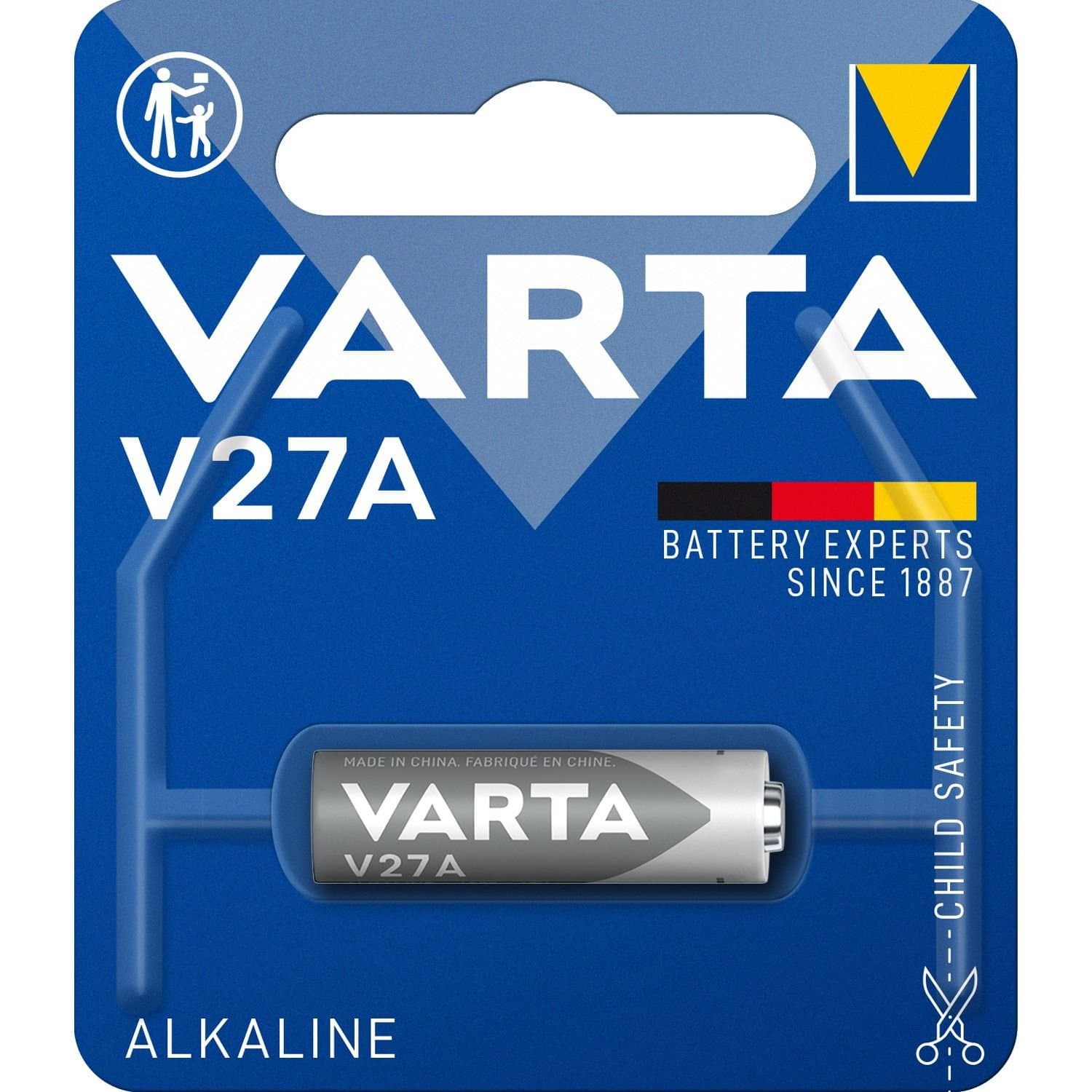 V27A / 27A / MN27 12V Alkalibatterie 1er-Pack