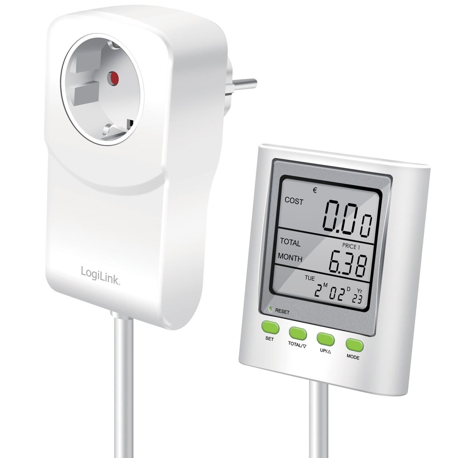 Contatore di energia con calcolo dei costi Display esterno