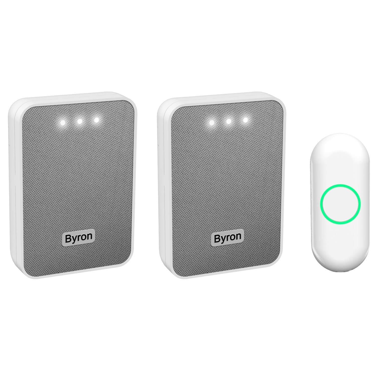 Campanello senza fili frontale in tessuto Plug-in+portatile