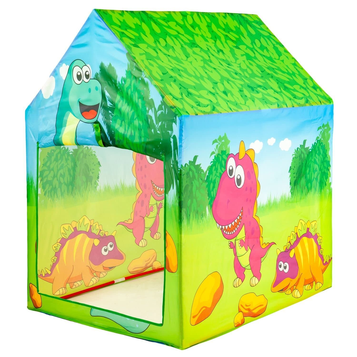 Tente de dinosaure colorée pour enfants intérieure/extérieure