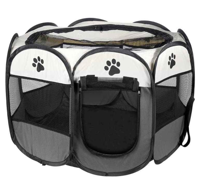 Box per animali pieghevole - Finestra a rete, flessibile