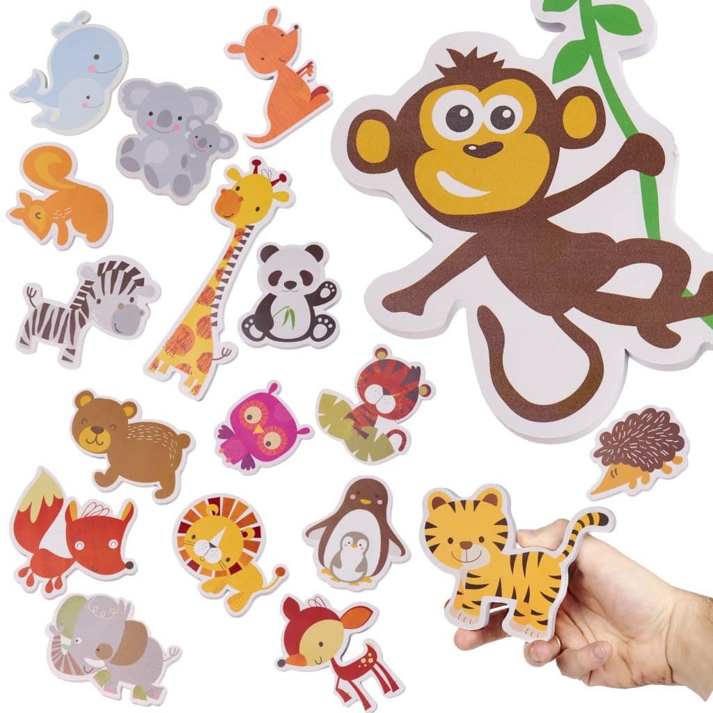 Puzzle en mousse flottante pour le bain - Temps de jeu créatif