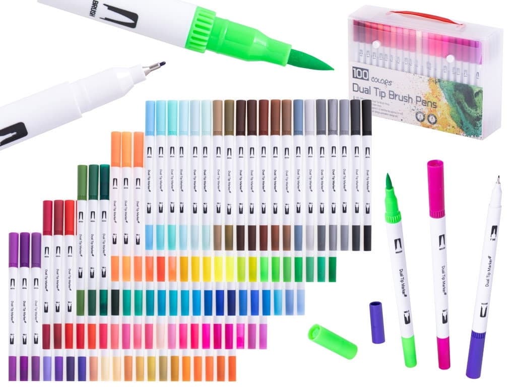 Farbmarker-Set – 100 Stück in verschiedenen Farbtönen