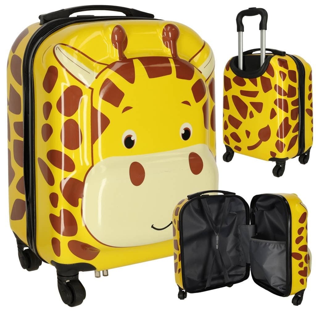 Kinderreisetasche mit Rollen – Giraffen-Design