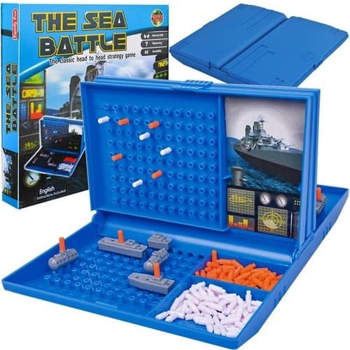 Jeu de bataille maritime familial pliable - 2 joueurs