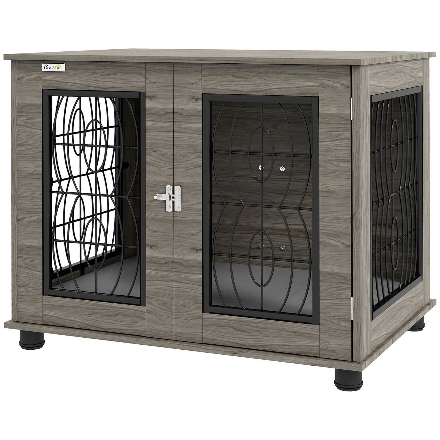Cage pour chien verrouillable avec grillage pour chiens jusqu'à 20 kg
