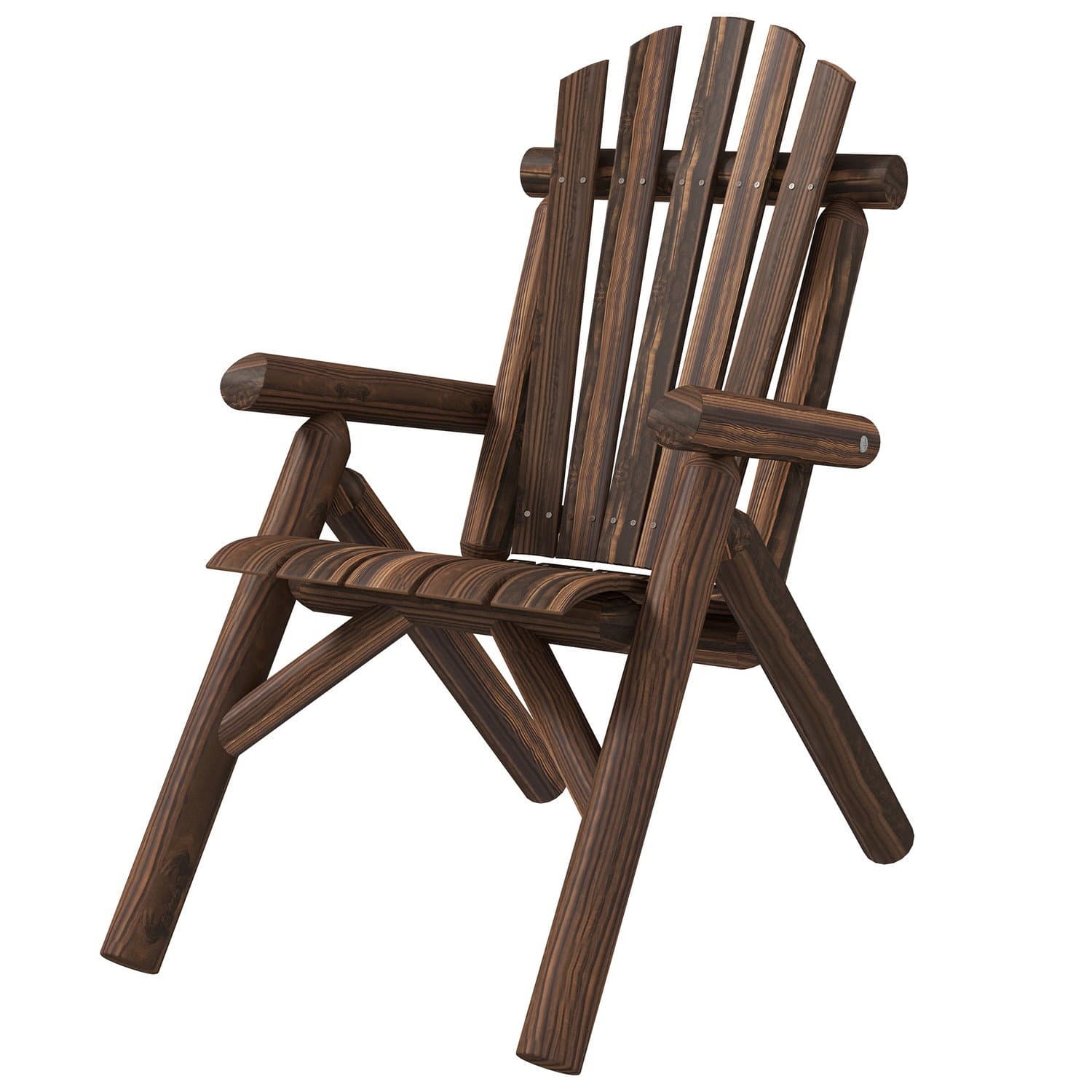 Adirondack-Gartenstuhl mit hoher Rückenlehne aus Fichte