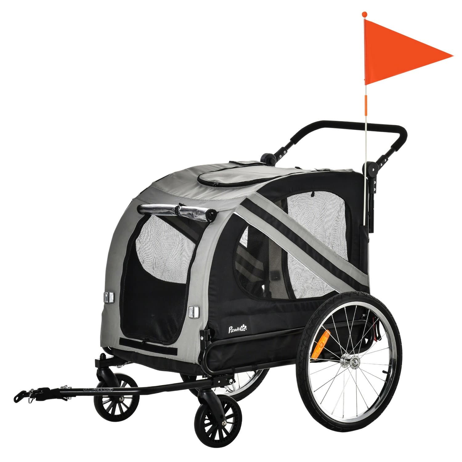 Slitta e carrello per cani 2 in 1 per cani di media taglia
