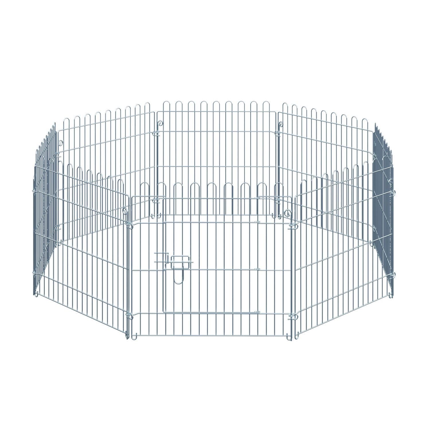 Gabbia per cuccioli da esterno 8 parti L63xH60 cm animali