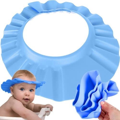 Tondo da bagno per bambini blu con protezione antiscivolo