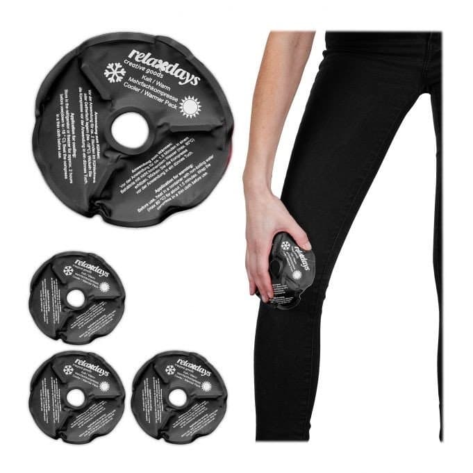 lot de 4 genouillères noires
