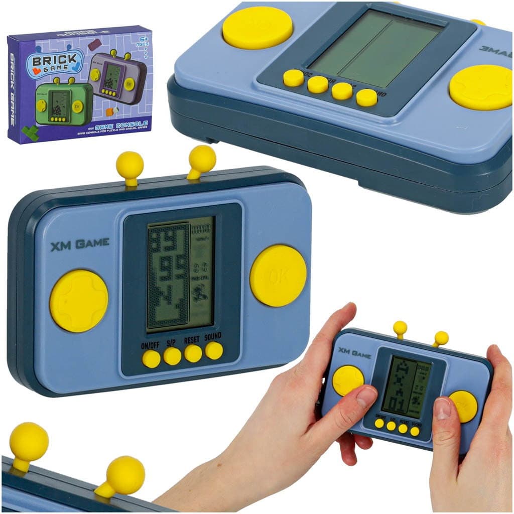 Console portatile per giochi arcade elettronici grigia