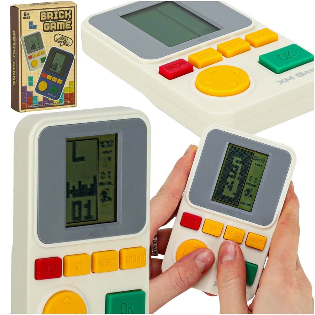 Console portatile per giochi arcade elettronici bianca