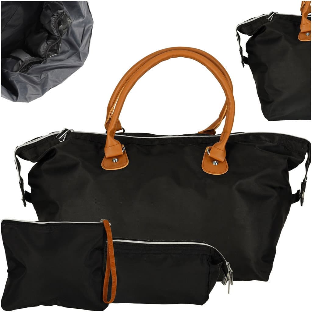 Sac de poussette de voyage multifonctionnel pour femme, ensemble pour maman, noir