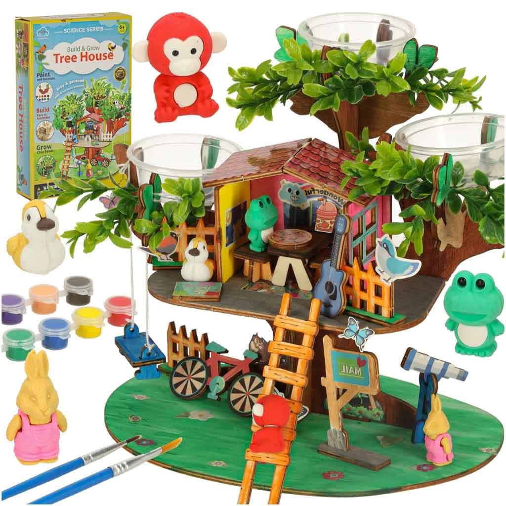Jouet créatif de cabane dans les arbres pour enfants