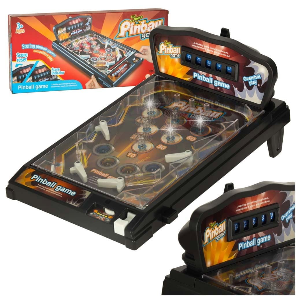Gioco arcade da tavolo flipper flipper con luci e musica