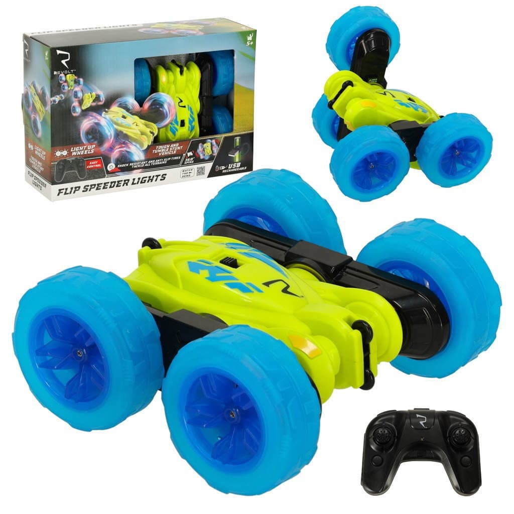 Roues lumineuses de voiture télécommandée RC Revolt Flip Speeder