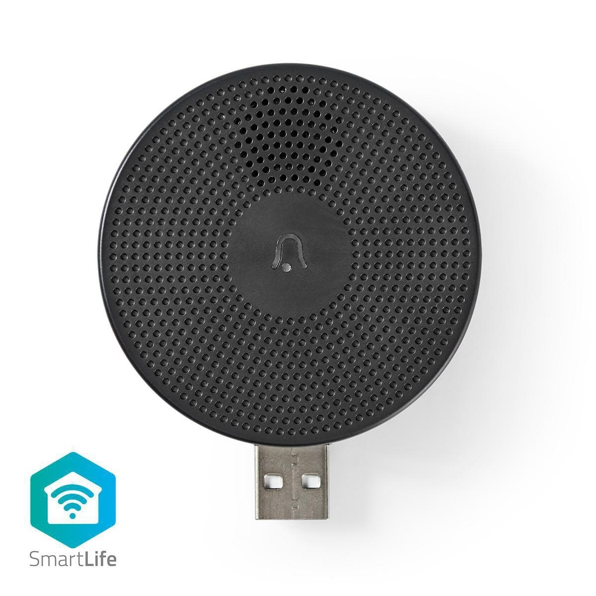 SmartLife Türklingel | Wi-Fi | Zubehör für: WIFICDP10GY | USB-Stromversorgung | 4 Töne | 5 V DC | Einstellbare Lautstärke | Schw