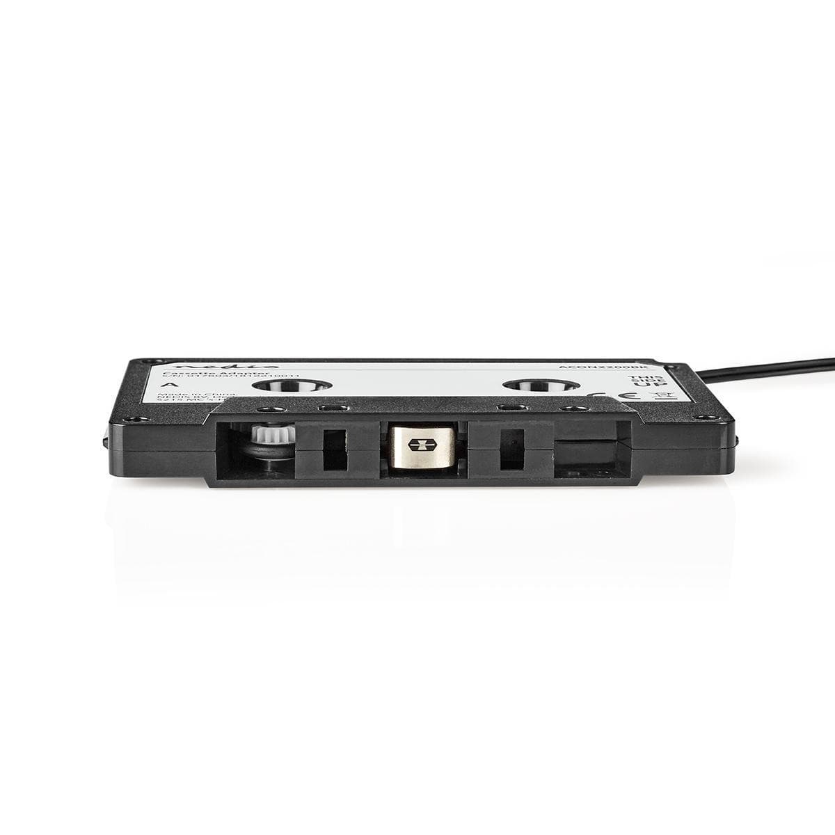 Auto -Aux -Kassettenadapter | 3,5 mm | Kabellänge: 1,00 m | Schwarz
