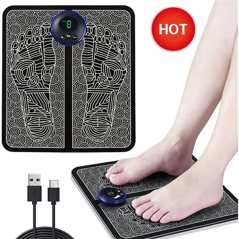 Herzberg HG-04258: EMS elektrische automatische Fußmassagematte