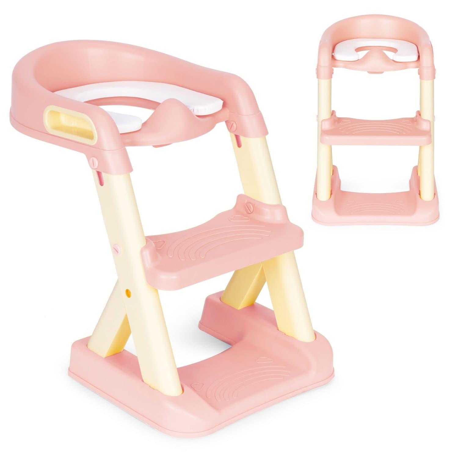 Pot WC avec escalier échelle pour enfant jaune ECOTOYS