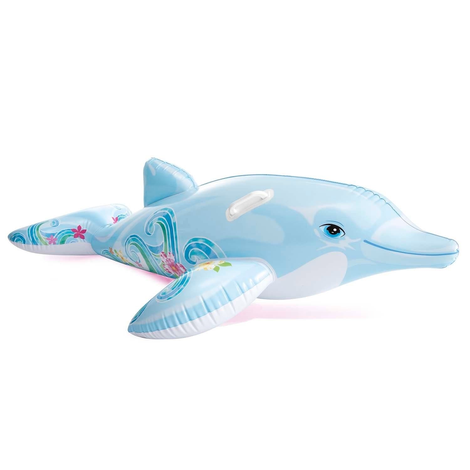 Aufblasbares Spielzeug Delphin blau 175 x 66 cm INTEX 58535