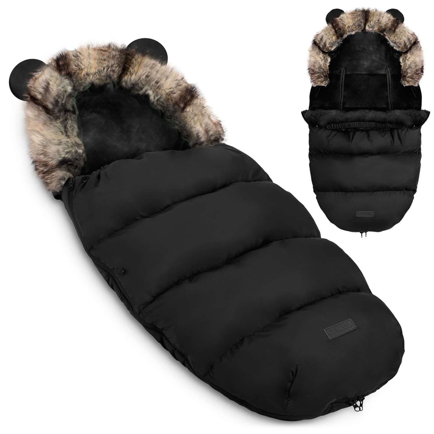 Sacco a pelo per passeggino/slitta Elmi Ricokids - nero