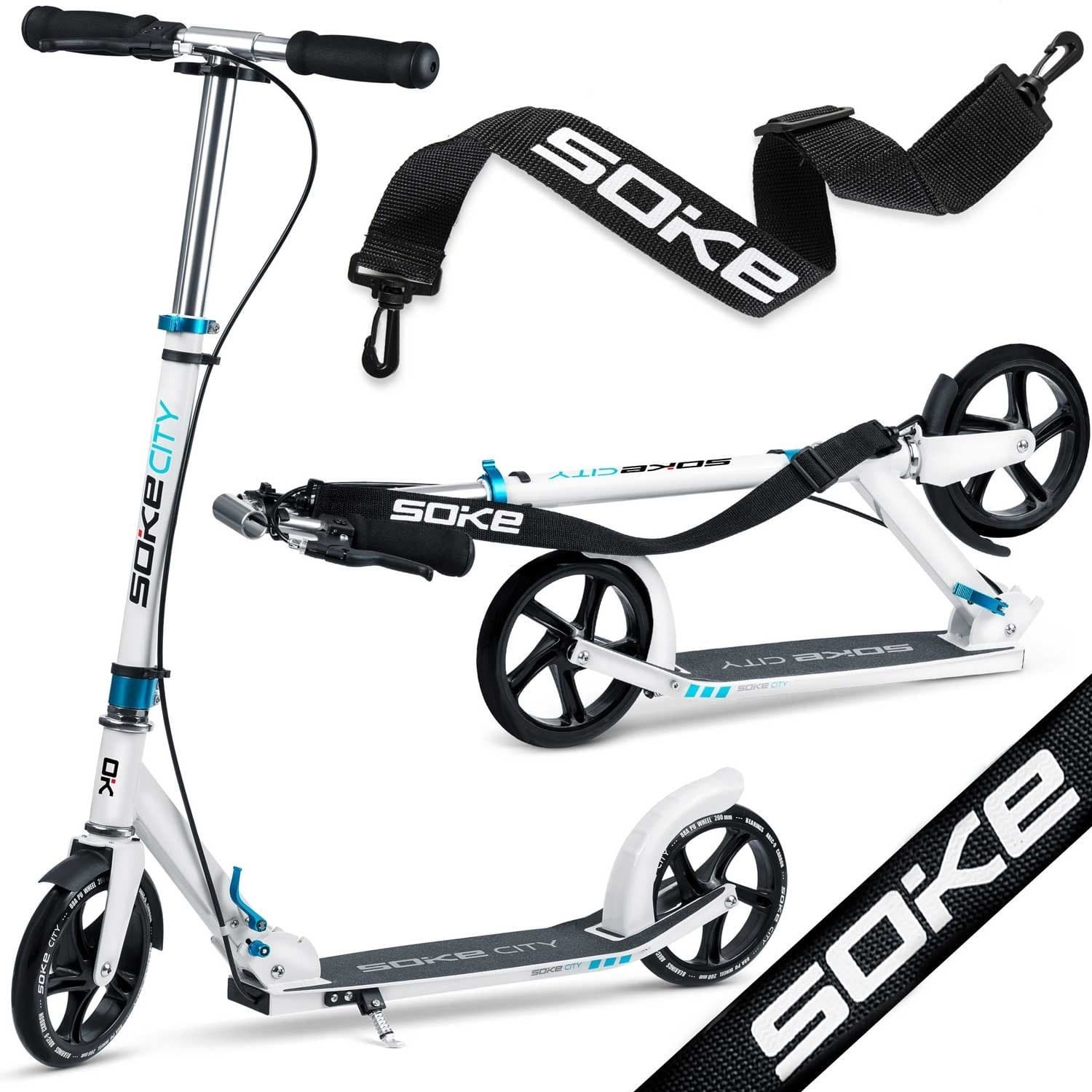 Trottinette SOKE CITY blanche