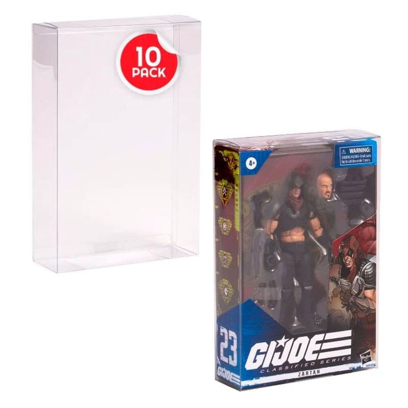 Confezione da 10 protezioni per action figure GI Joe