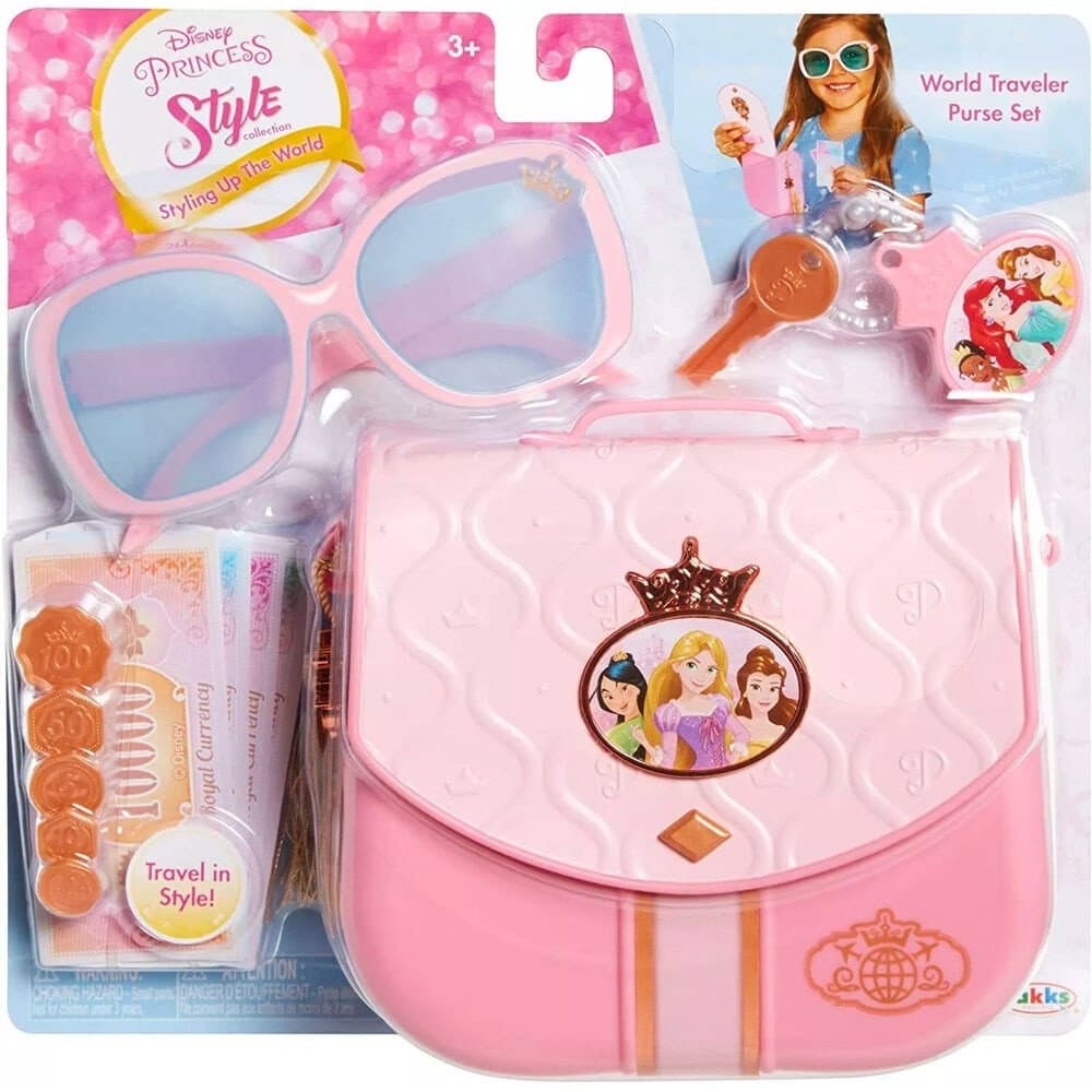 Set di borse Disney Princess con accessori da viaggio per bambini