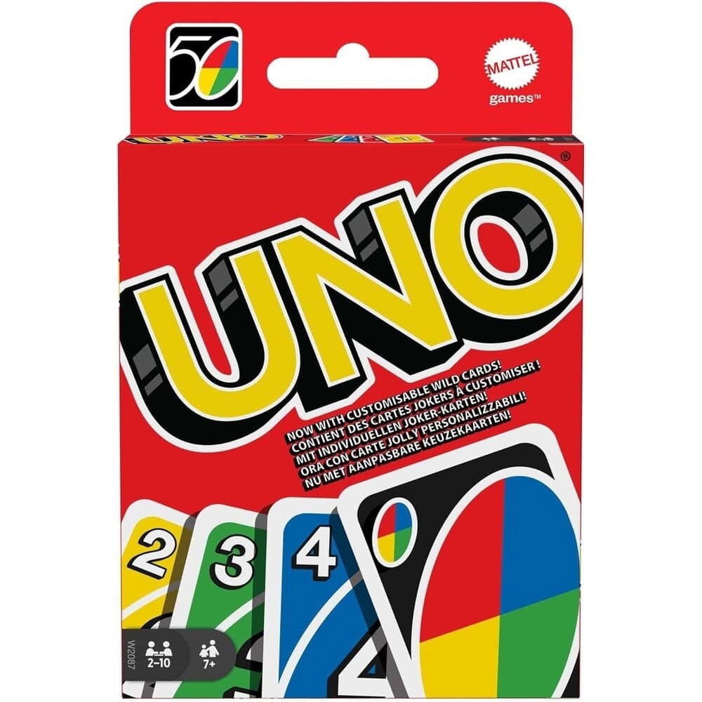 UNO Classic Kartenspiel – Spaß für 2 bis 10 Spieler, familienfreundlich