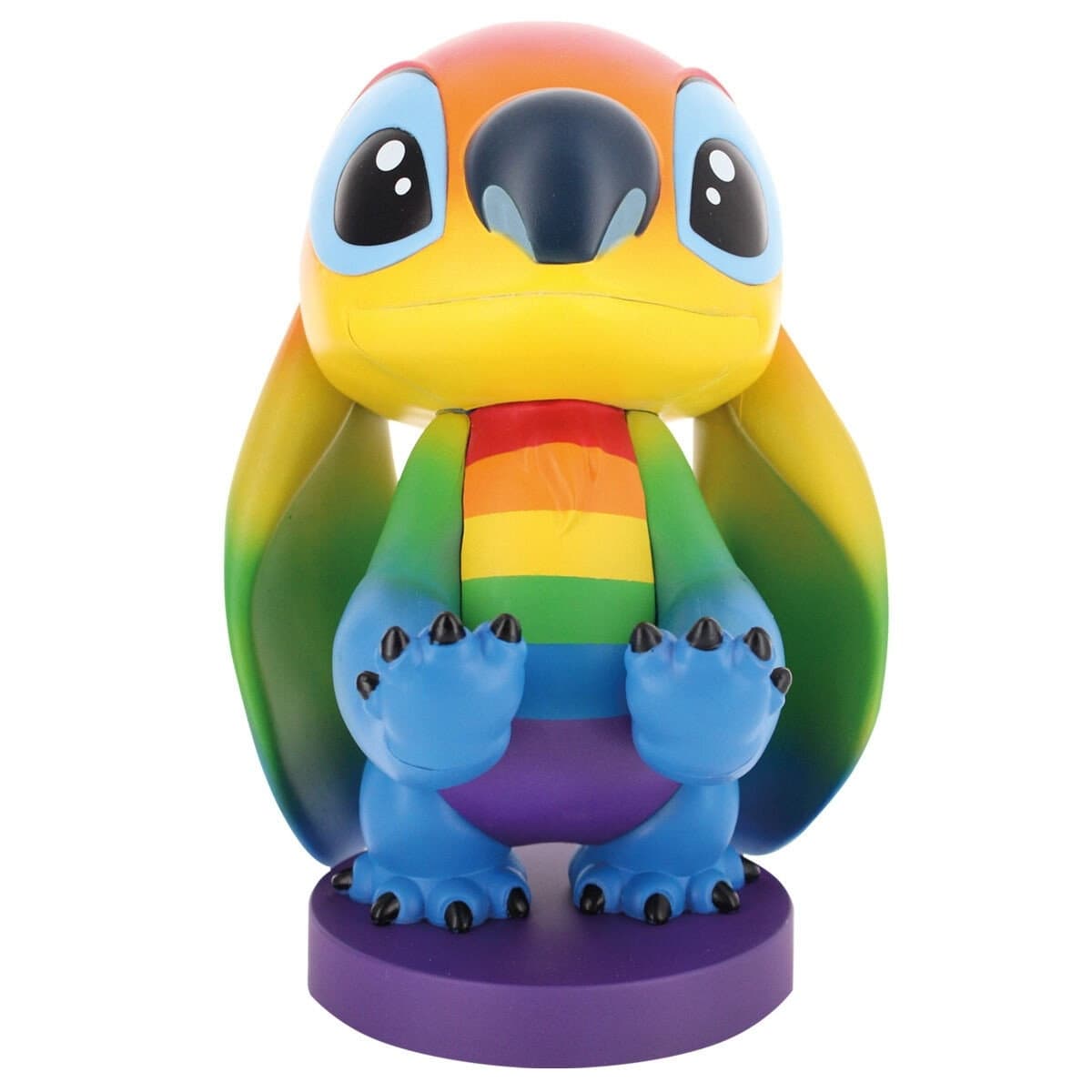 Stitch Rainbow Figur Klemmhalterung, 20cm Kabelabspanner