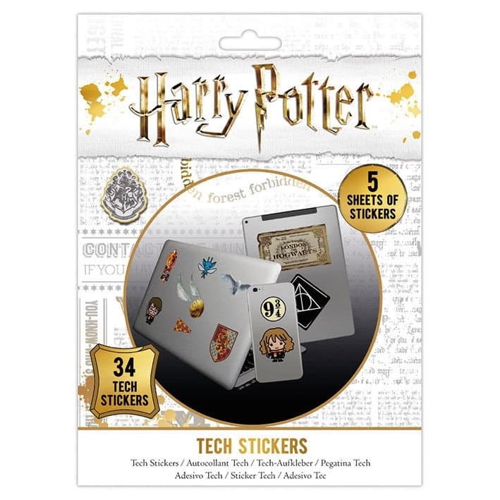 Adesivi in vinile di Harry Potter per laptop, bottiglie d'acqua e altro ancora