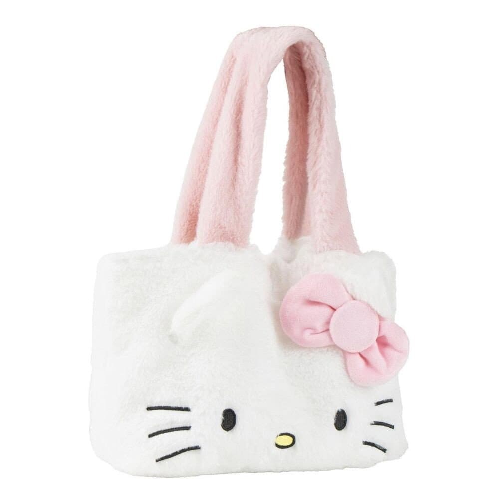Hello Kitty Plüsch-Einkaufstasche mit verstellbaren Riemen, süßes Design
