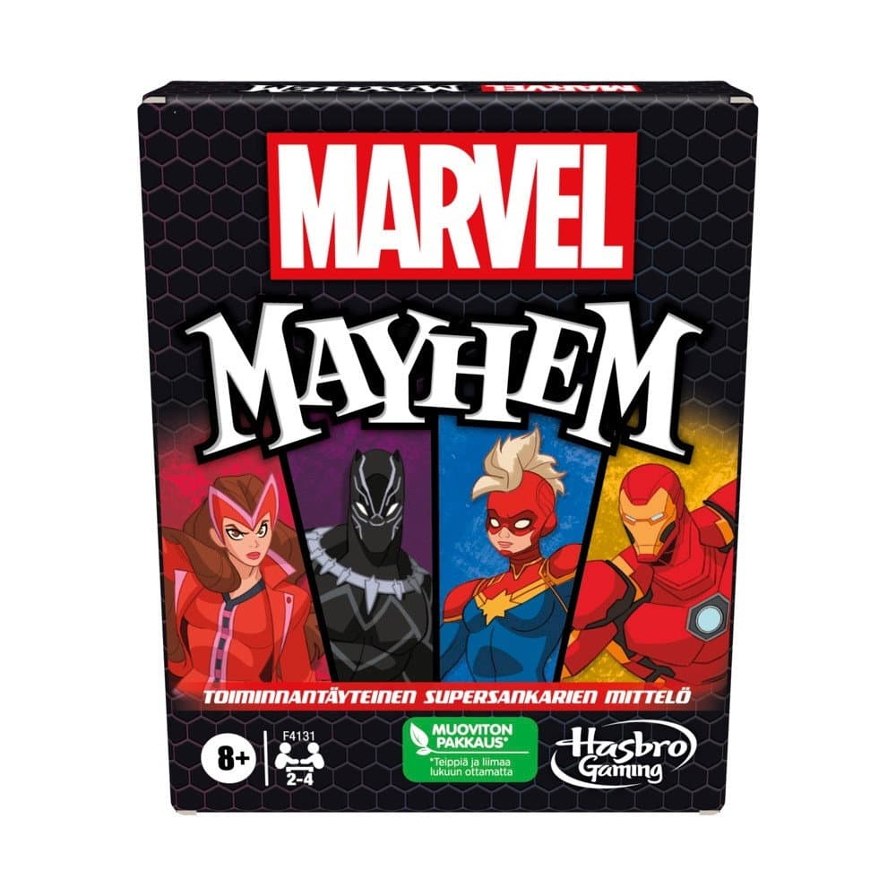 Jeu de société Marvel Mayhem – Amusant pour 2 à 4 joueurs, à partir de 12 ans