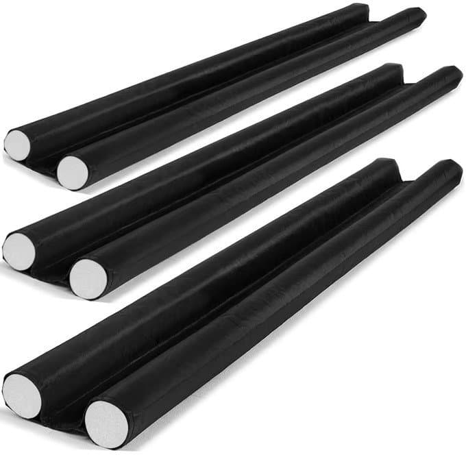 Doppel-Zugluftstopper-Set – 3er-Pack, 95 cm, Energiesparer