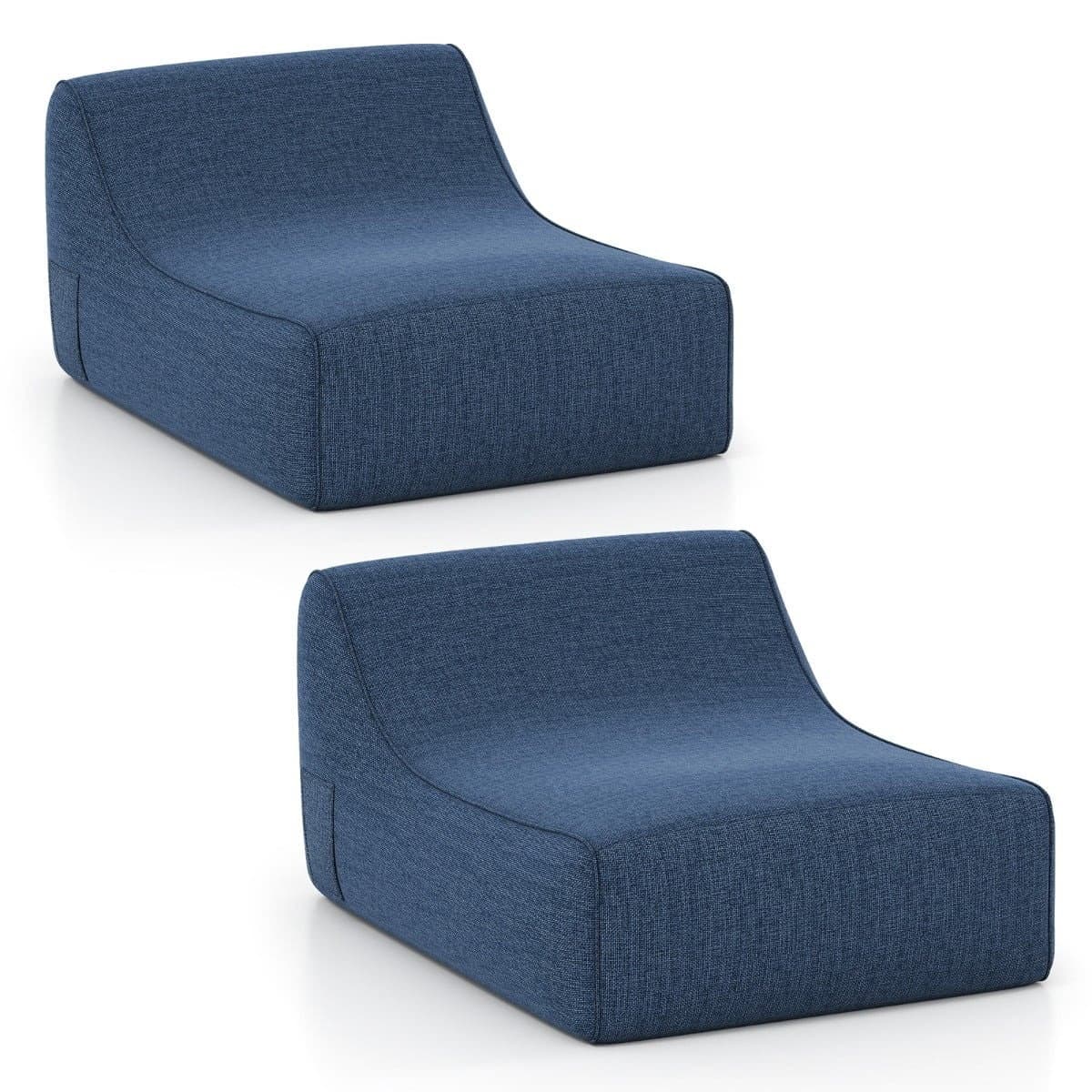 Poltrona ergonomica gonfiabile con fodera rimovibile