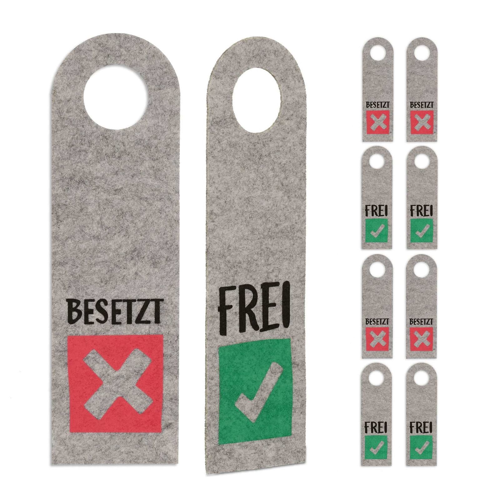 Cartello porta "Occupato Gratis" Set da 10