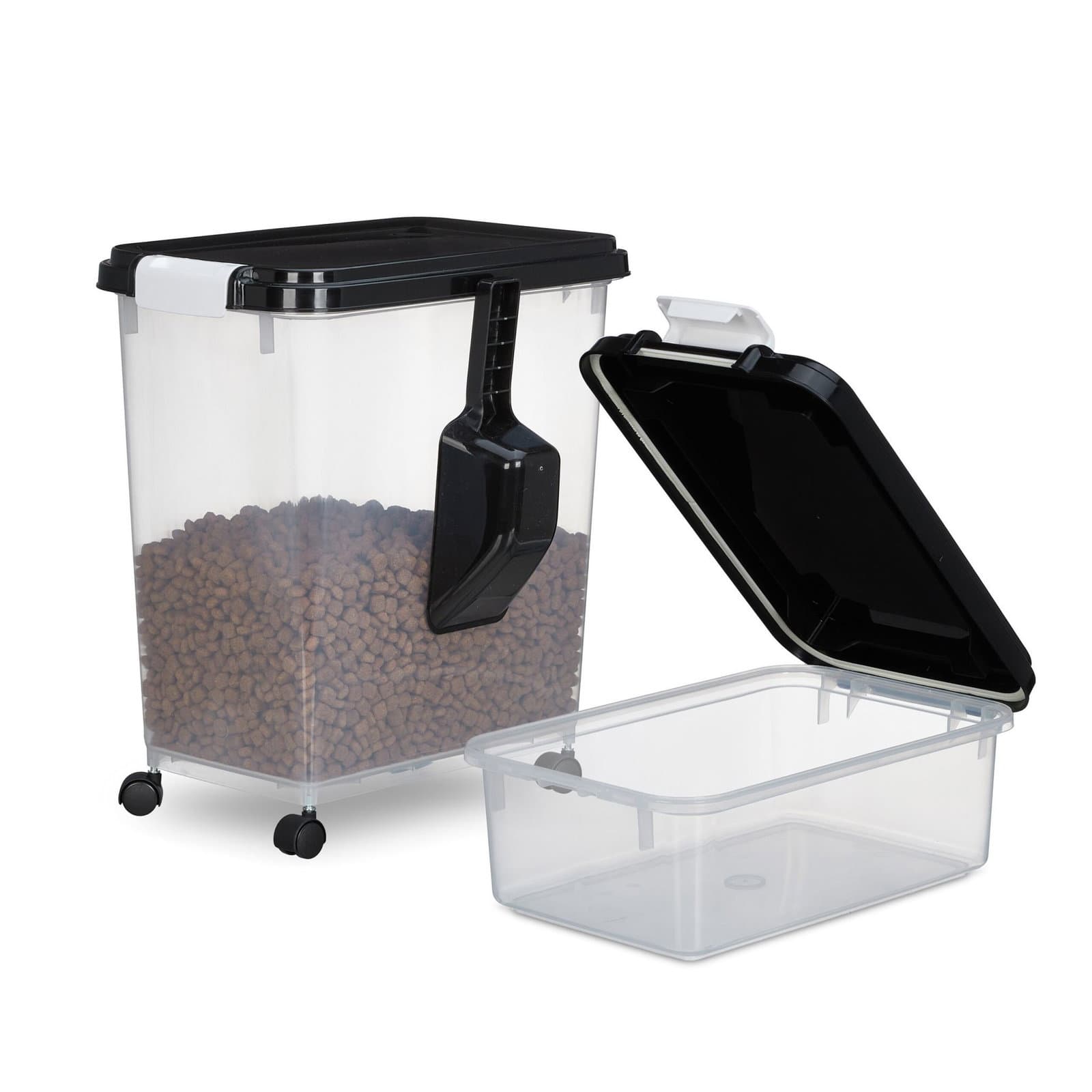 Boîte de rangement pour nourriture pour chien, 2 pièces