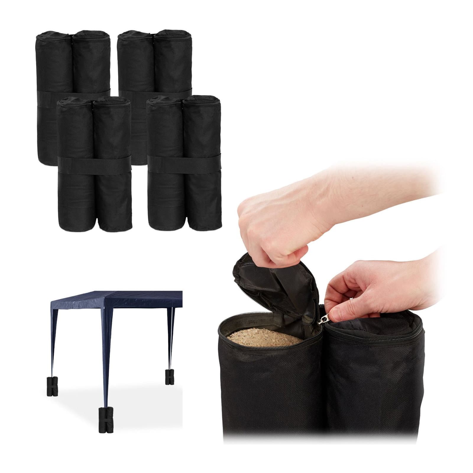 4 pièces. Poids du pavillon