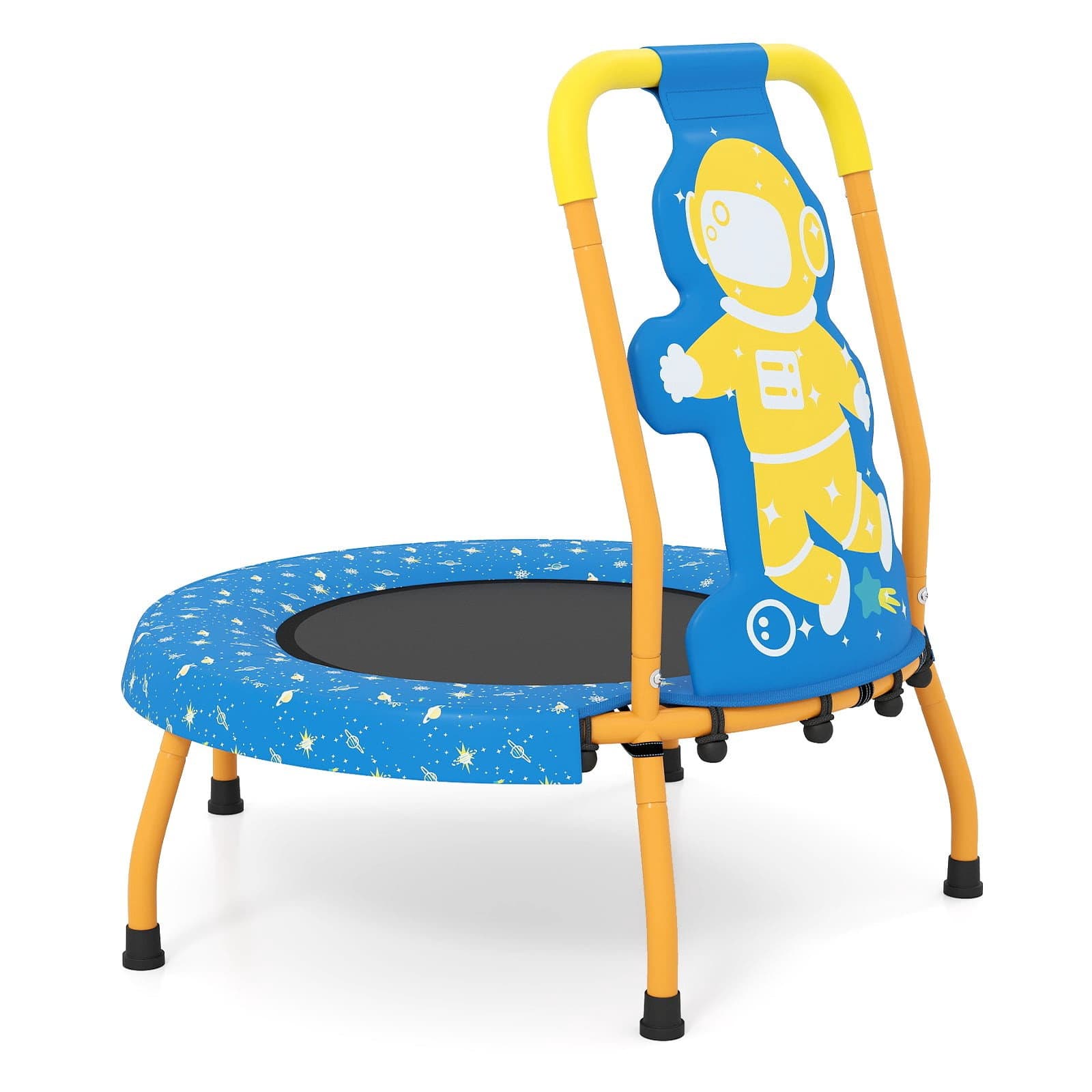 Trampolino per bambini da 71 cm con maniglia: salti sicuri e divertenti
