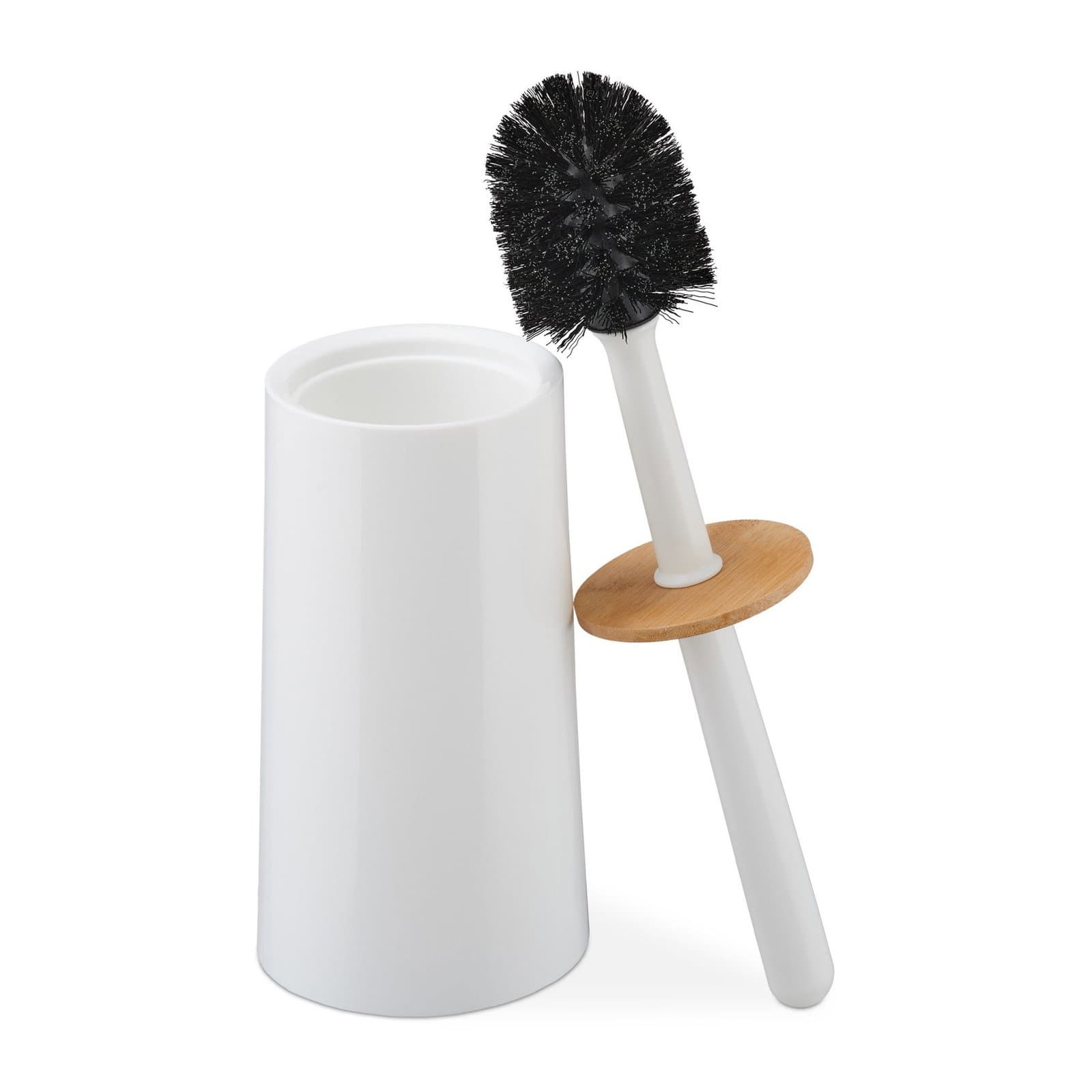 Brosse de toilette avec récipient